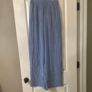 Vince Light Blue Pleated Pants
